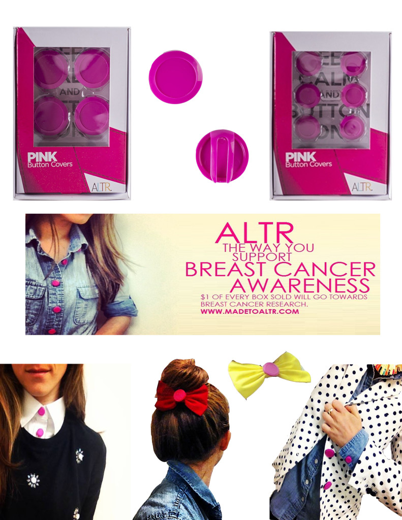 ALTR Pink Button Covers