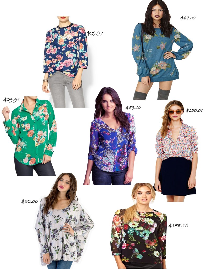 floral tops