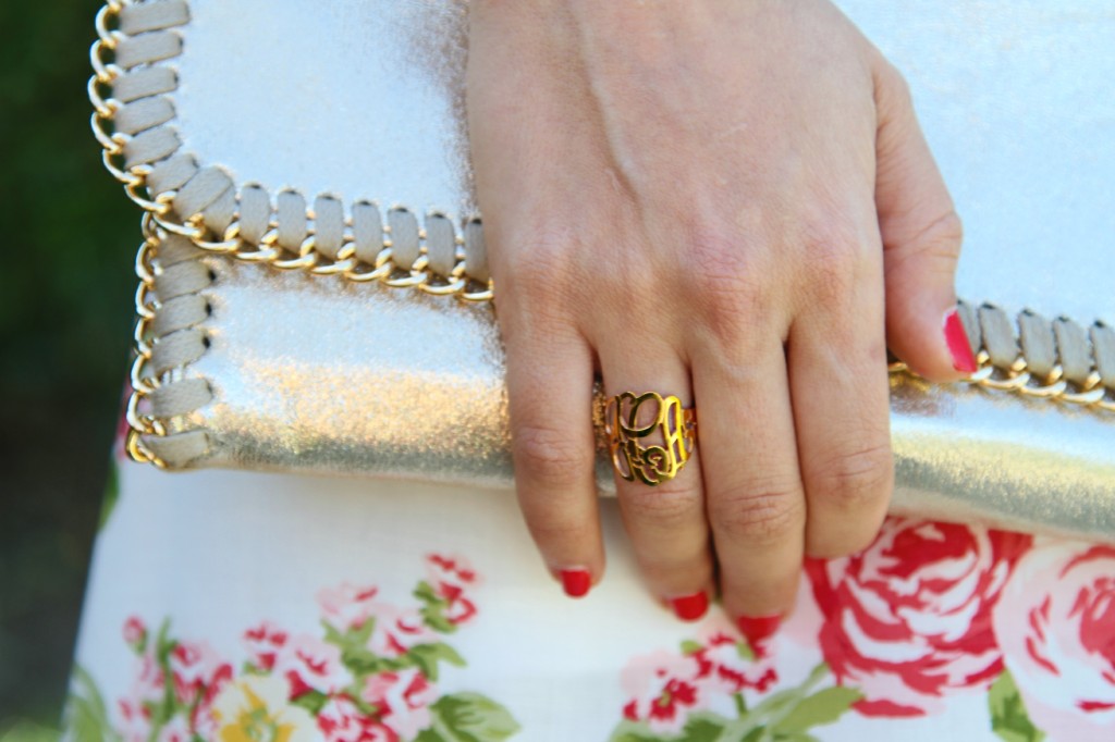 Jennifer Zeuner monogram ring