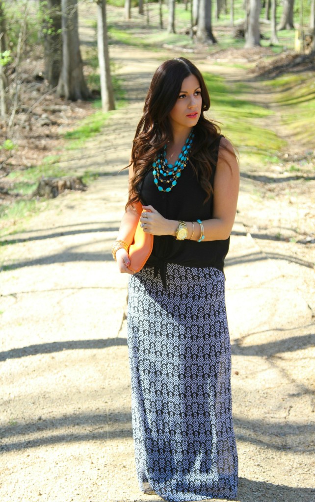 Aztec Maxi Skirt