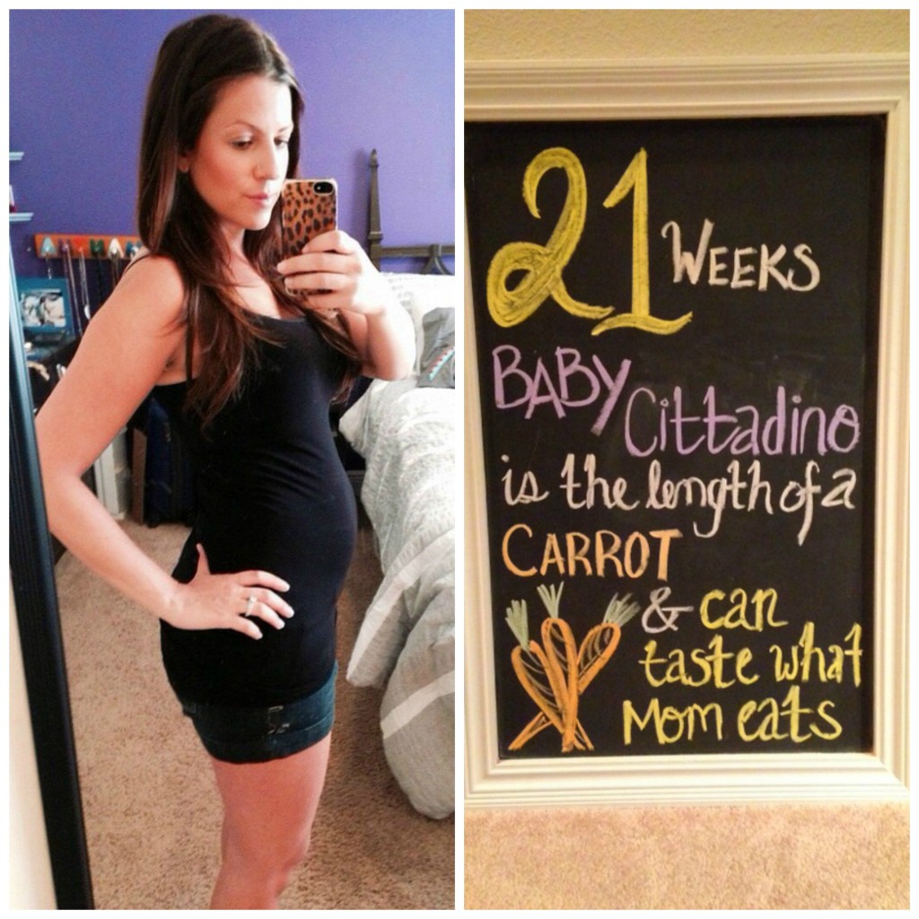 21 weeks pregnant