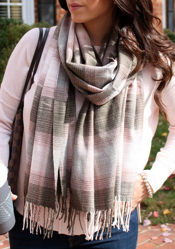 GAP plaid scarf