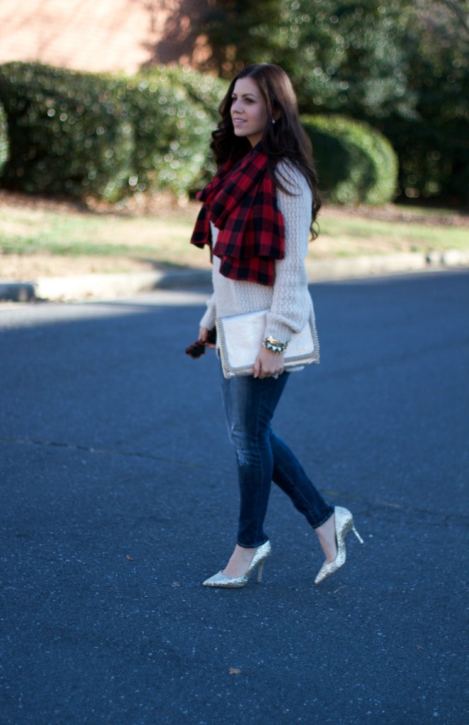 Gold Glitter Pumps