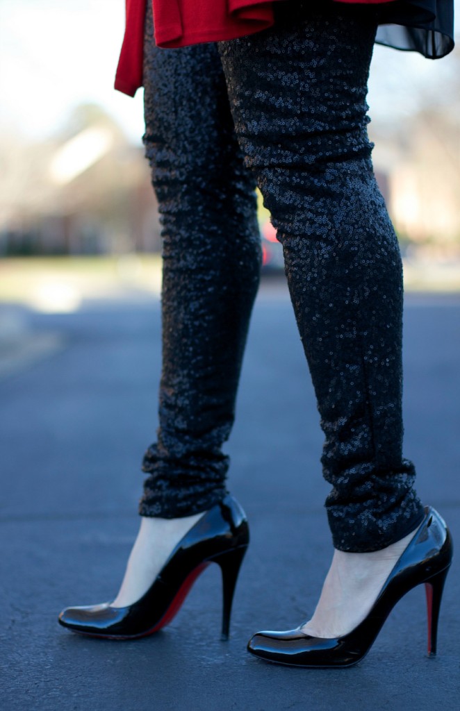 Sequin leggings