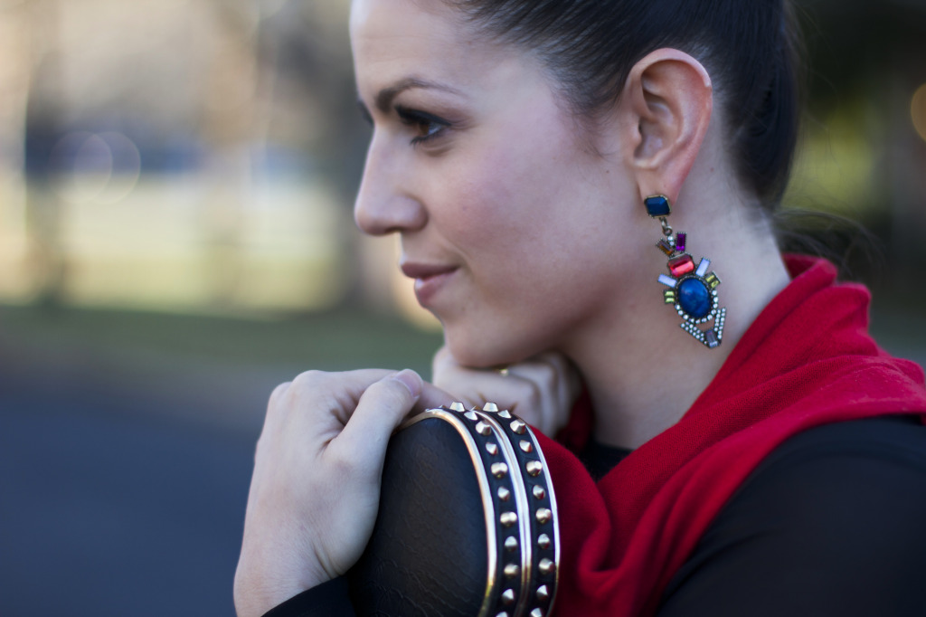 Bauble Bar statement earrings