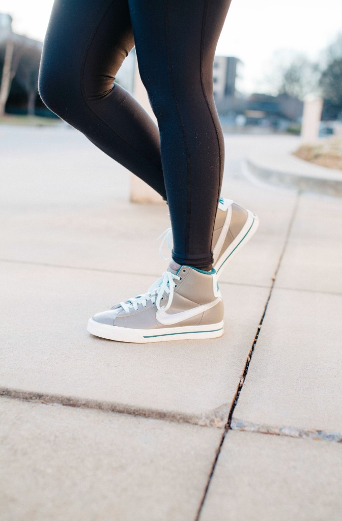 Patent Leather Nike High Tops