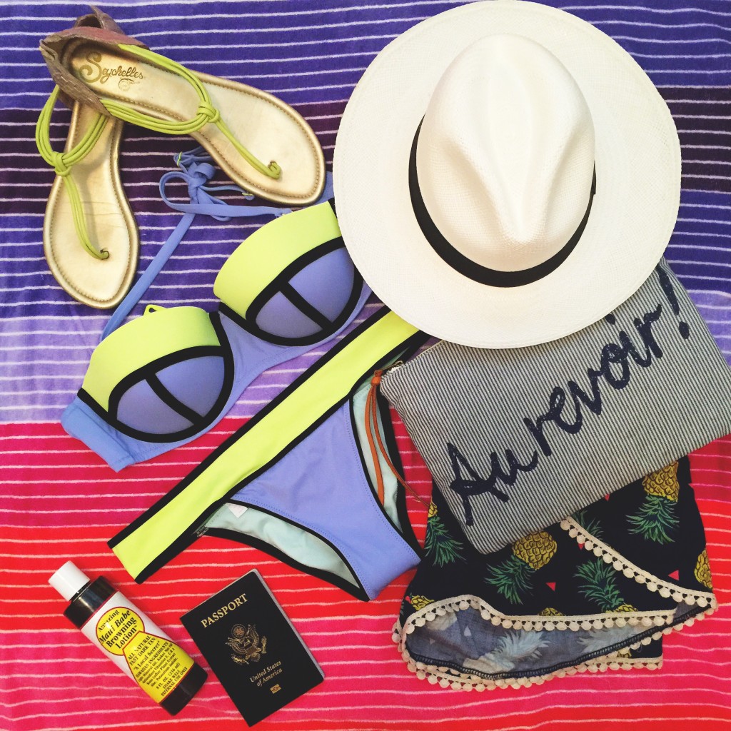 What to bring to a tropical vacation