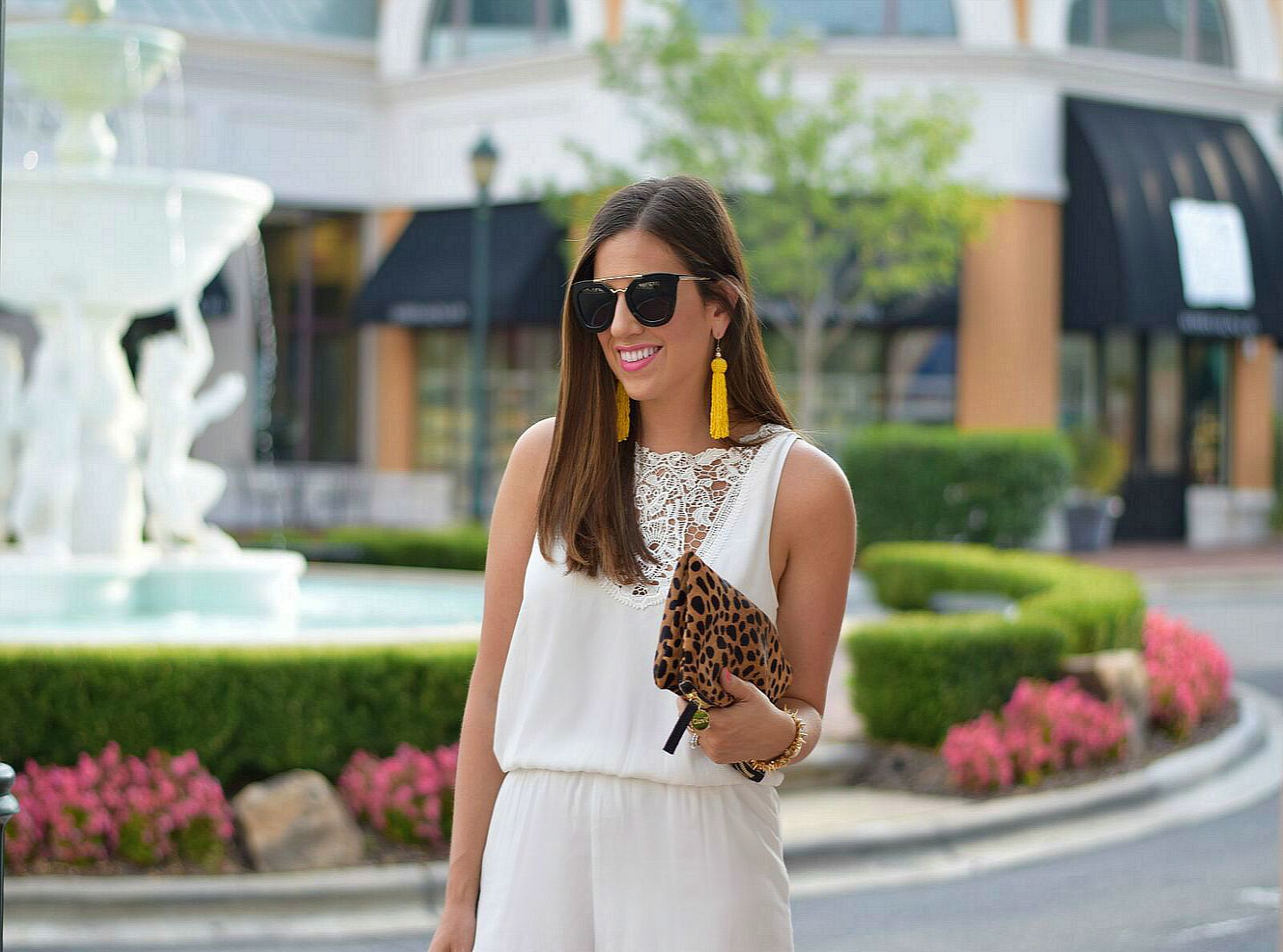 white lace bridal romper