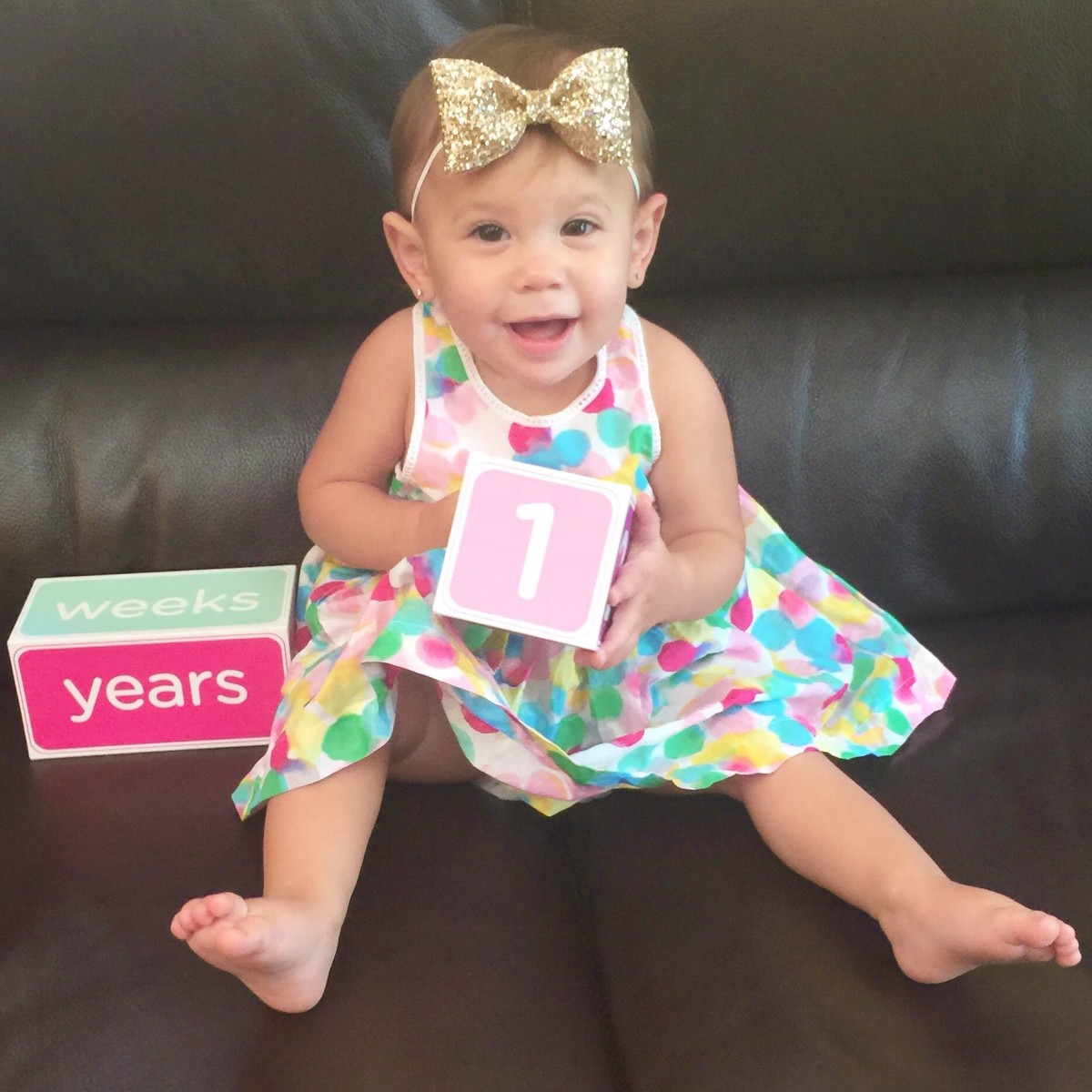 baby's first birthday, age blocks