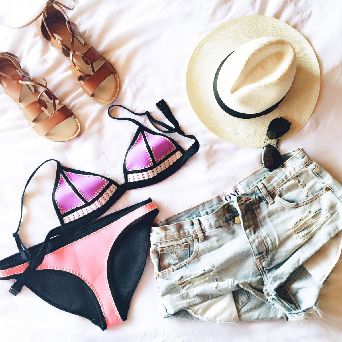 triangl swimwear, what to pack for Costa Rica, tropical vacation, travel blog