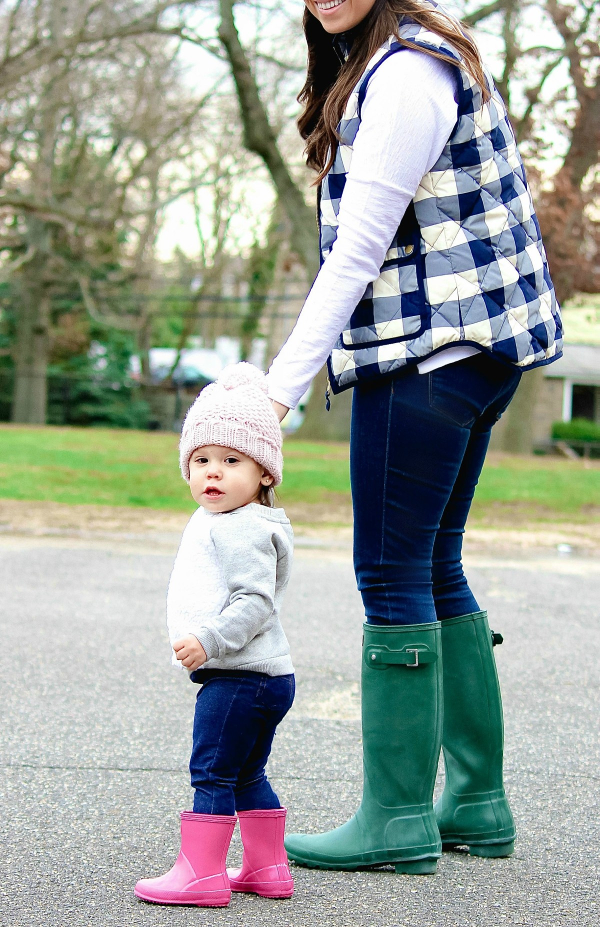 baby girl Hunter boots, pink Hunter boots for baby, Sunflowers and Stilettos mommy and me