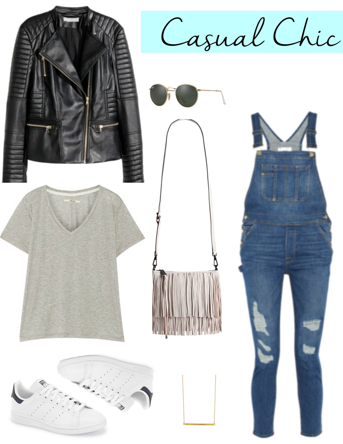 what to wear with overalls