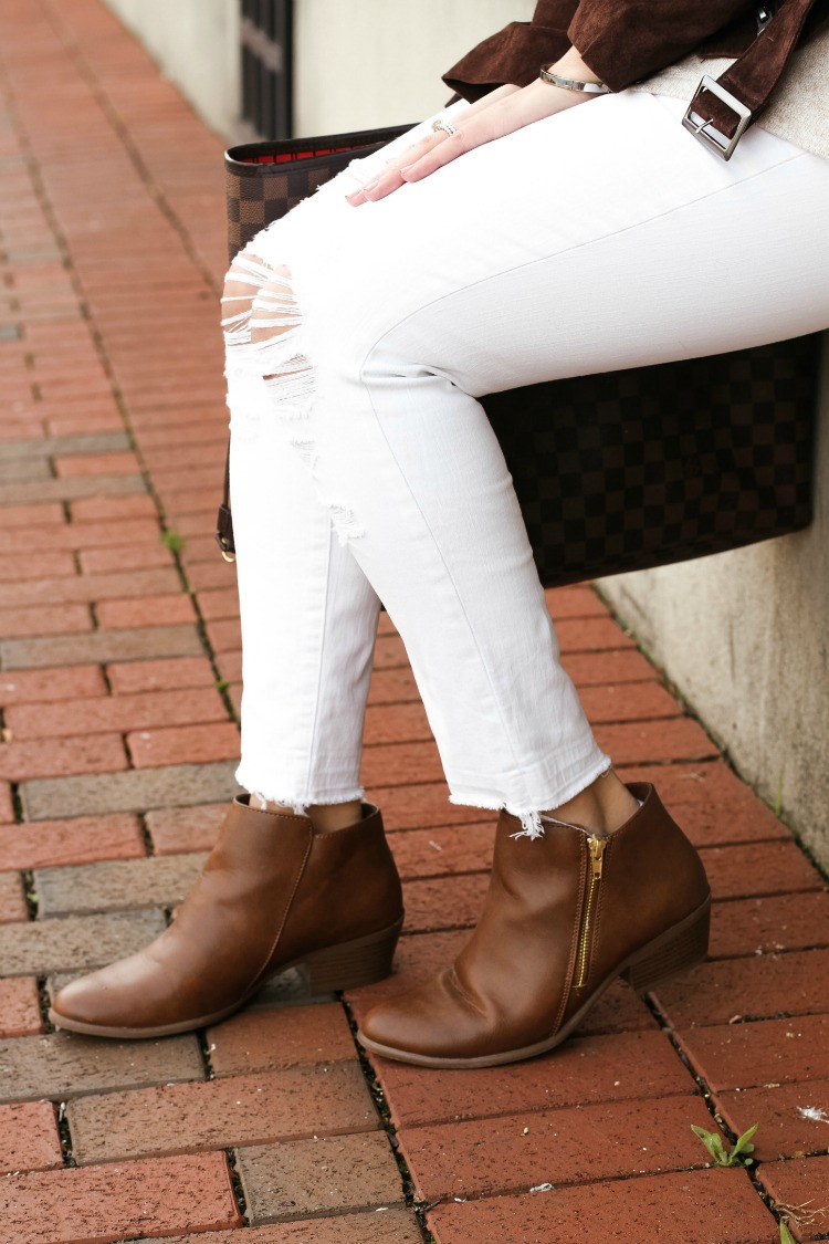 Payless savvy zip ankle boot