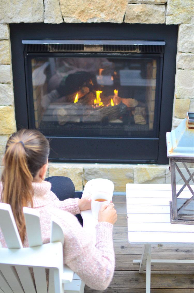 Farmhouse Inn fireplace