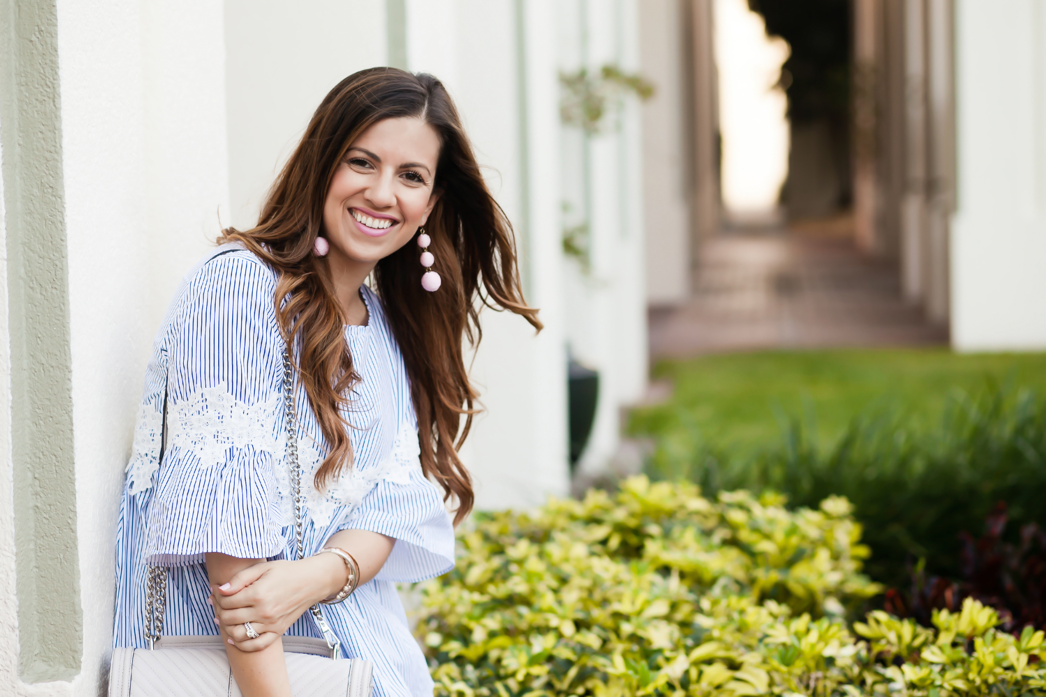 Stripe Dolly Top _ Bow Mules