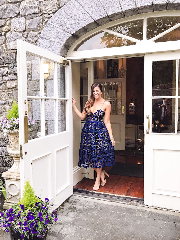 Travel Blogger Jaime Cittadino at Castle Durrow Ireland, Sunflowers and Stilettos Fashion and Lifestyle Blog