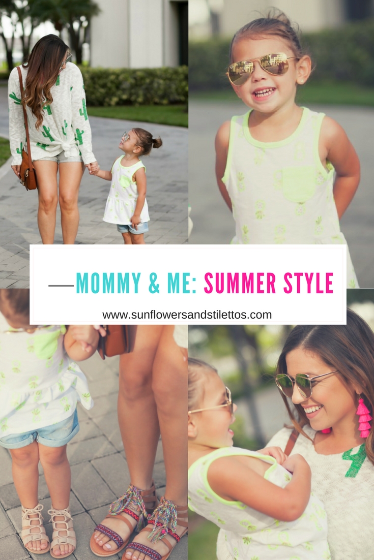 Mommy & Me Summer Style, Sunflowers and Stilettos blog