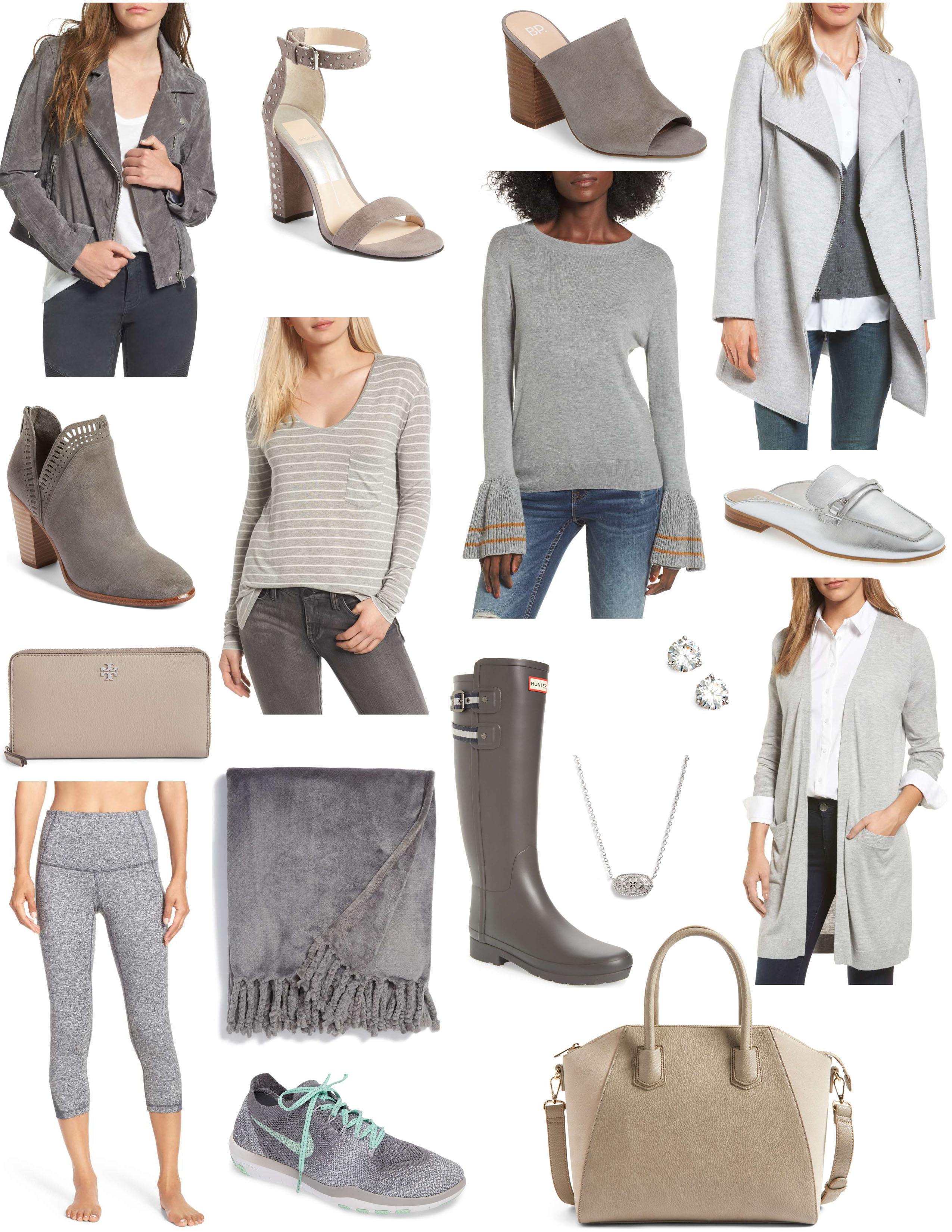 Nordstrom Anniversary Sale // Grey Mood Board // Sunflowers and Stilettos Fashion & Lifestyle Blog