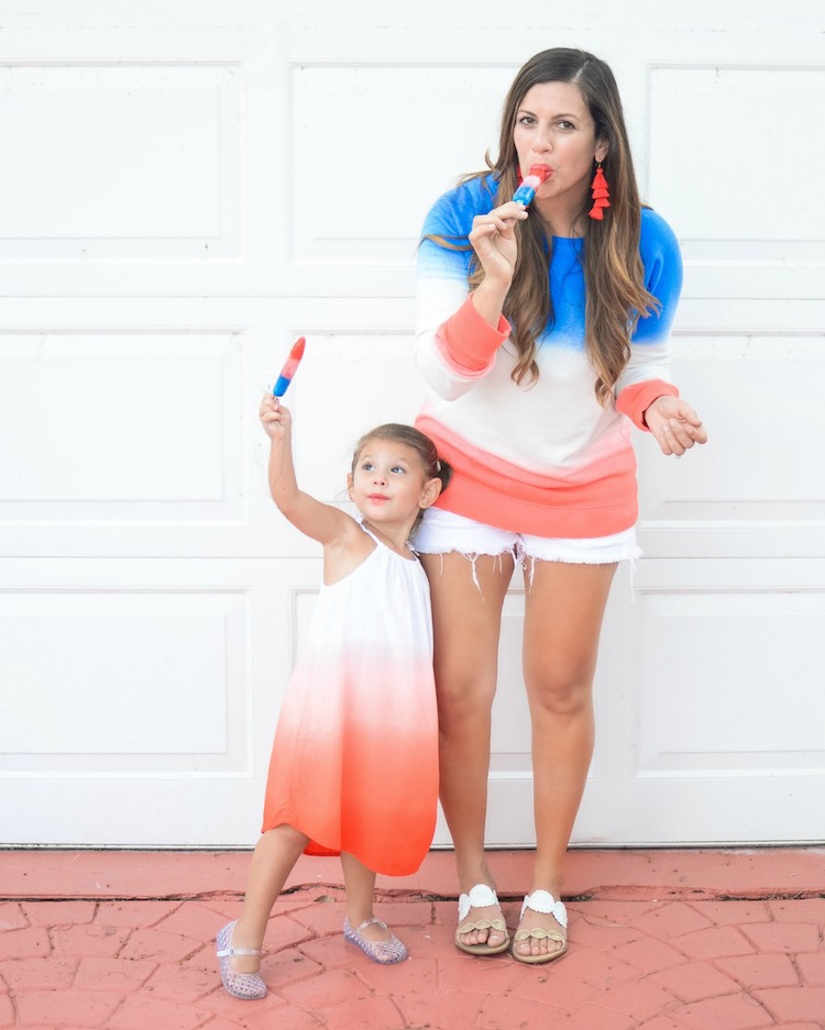 Mother Daughter American Style, Sunflowers and Stilettos fashion blog