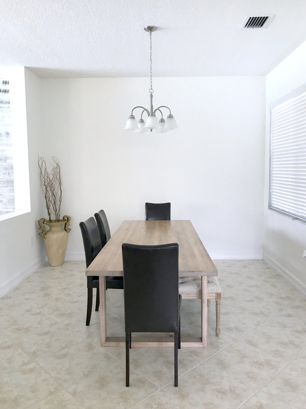 Dining Room Before and After photo _ Dining Room Makeover