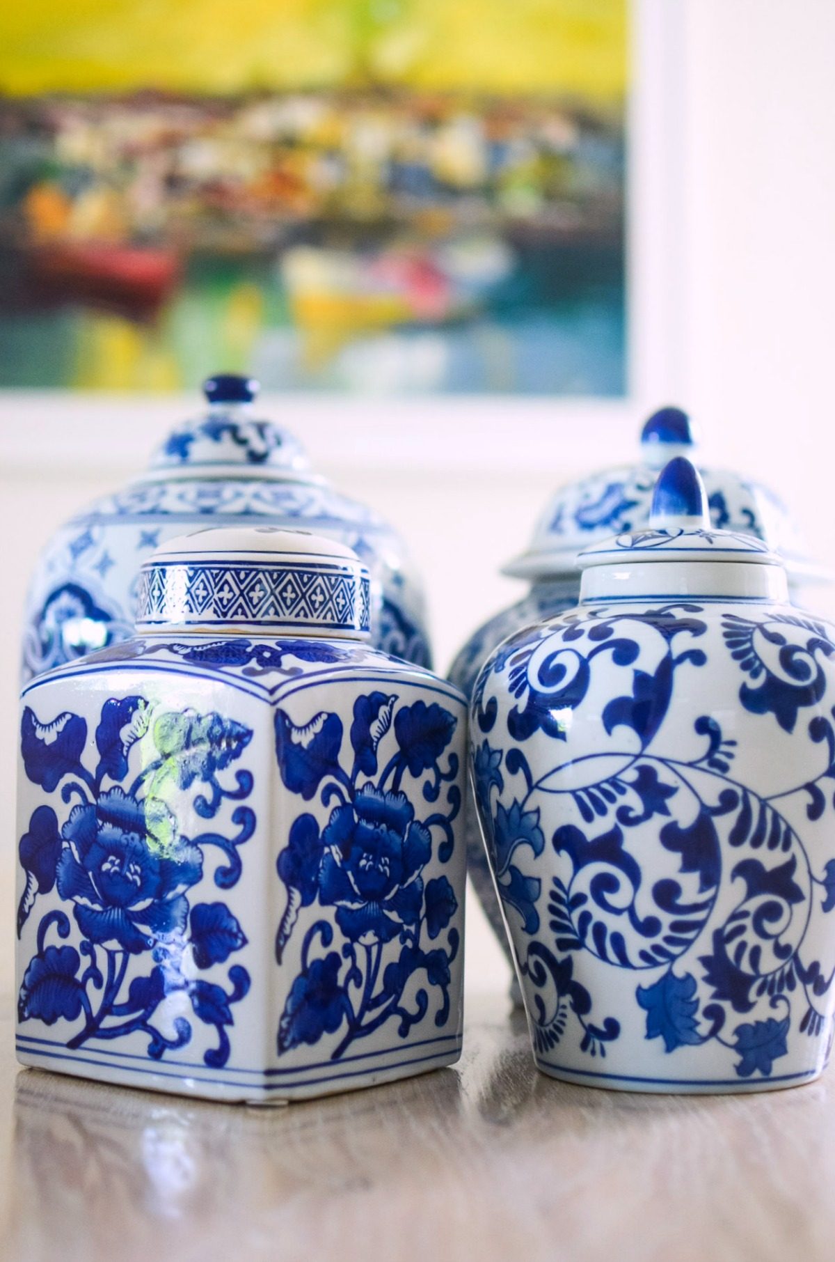 Blue Ginger Jars decor _ Best Home Decor 