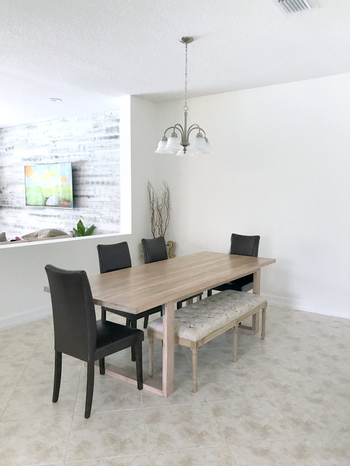 Dining room before makeover