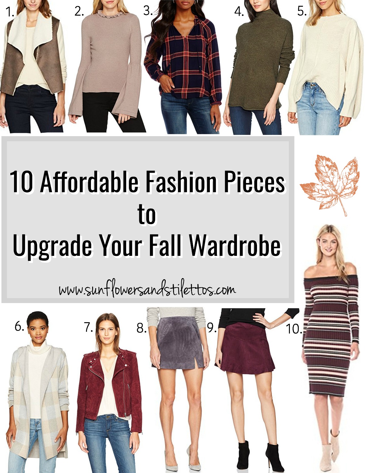 10 Affordable Fashion Pieces to Upgrade Your Fall Wardrobe