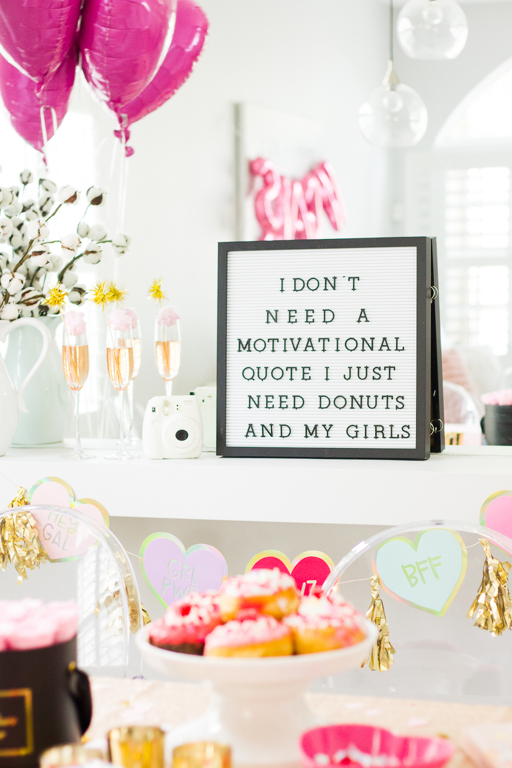 Galentine's Day letterboard