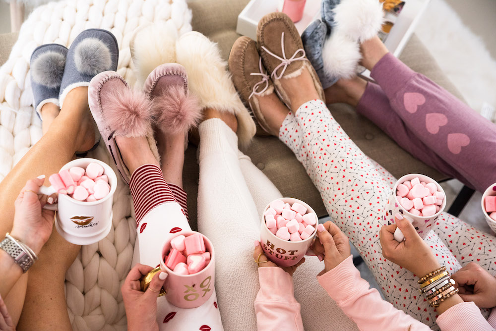 cozy galentine's day party