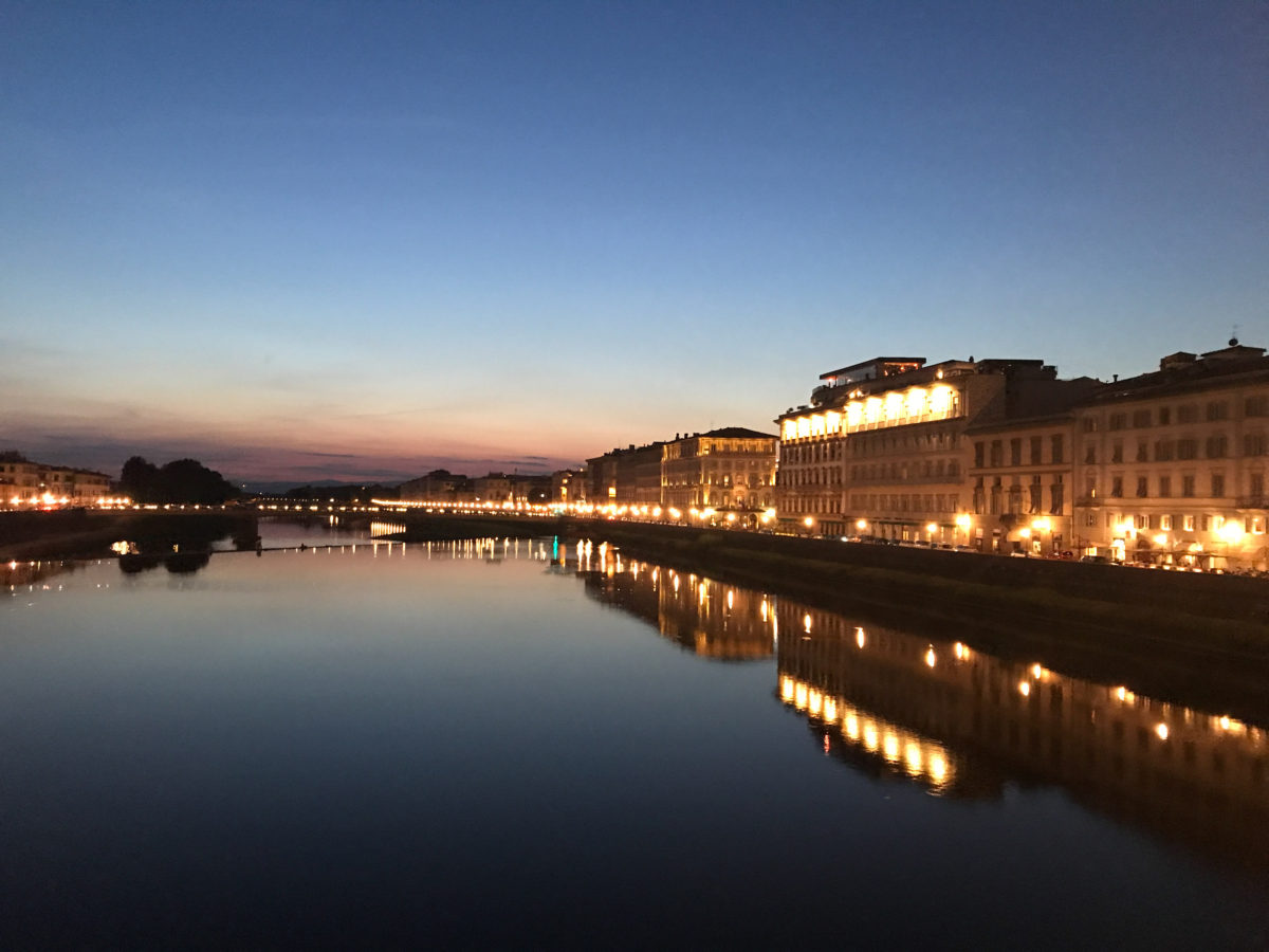 tuscany florence ponte vecchio view