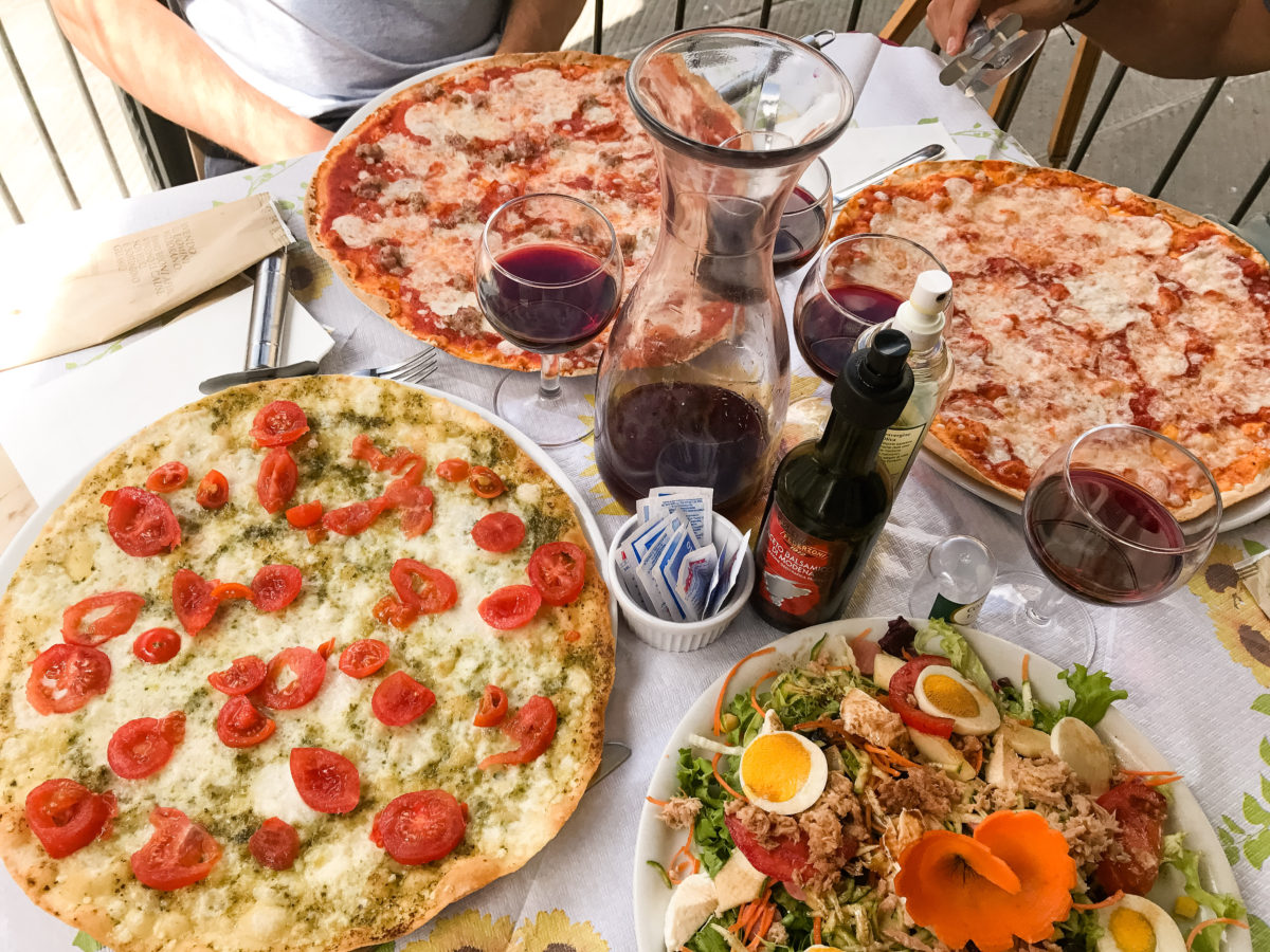 tuscany peccioli pizza