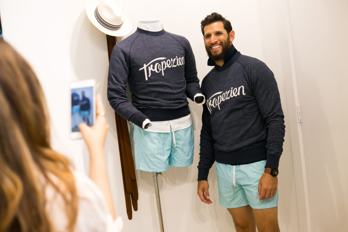 Tropezien Sweatshirt, Cremieux Palm Beach