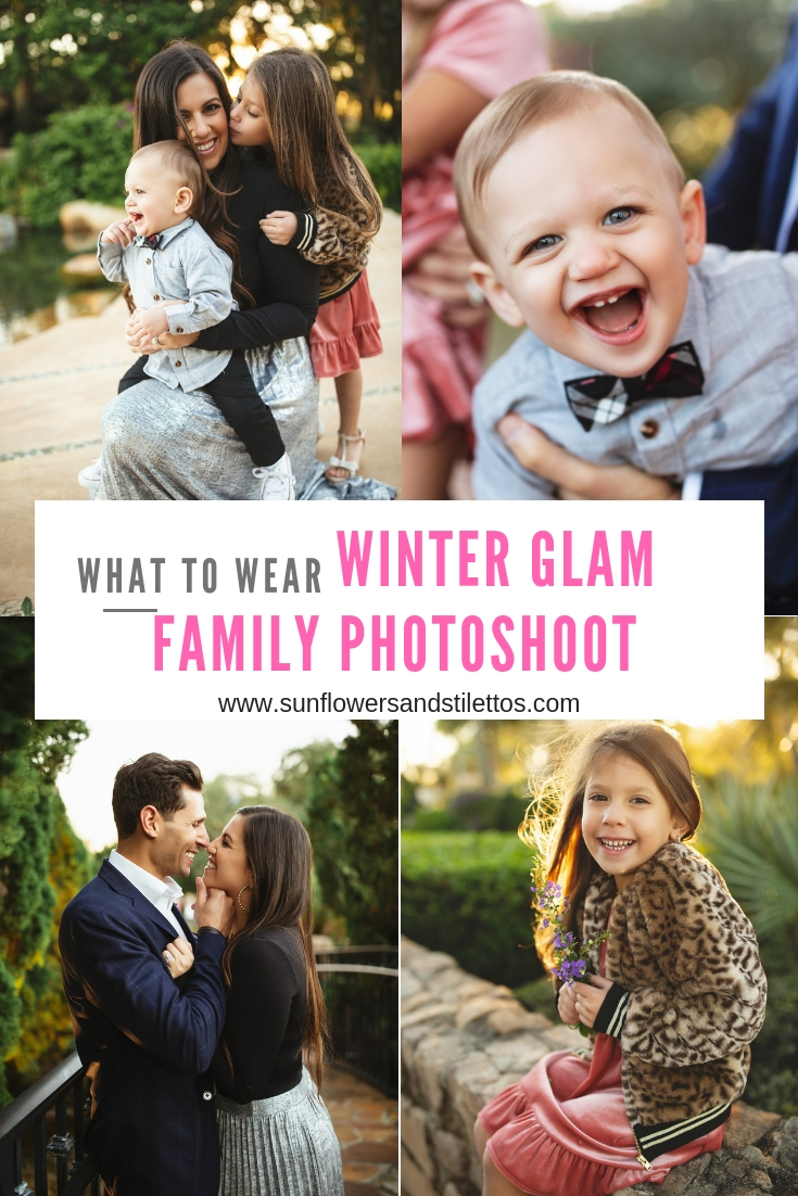 WHAT TO WEAR, WINTER GLAM FAMILY PHOTOSHOOT