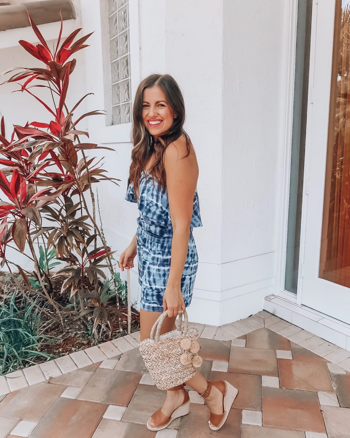 Tie Dye Romper, affordable romper, Walmart fashion, Sofia Jeans by Sofia Vergara