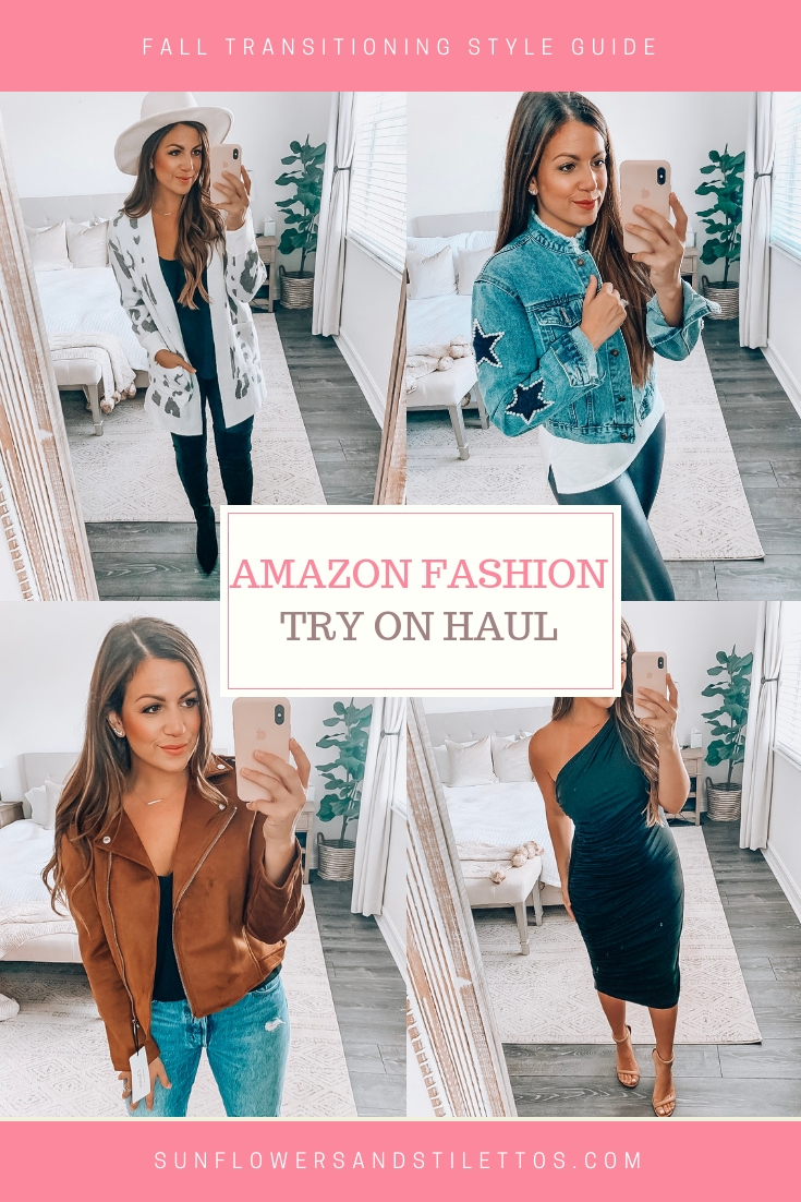 Amazon Fashion Haul Fall Style, affordable fashion blogger Jaime Cittadino, Sunflowers and Stilettos blog