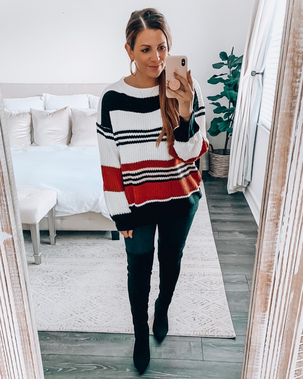 stripe sweater