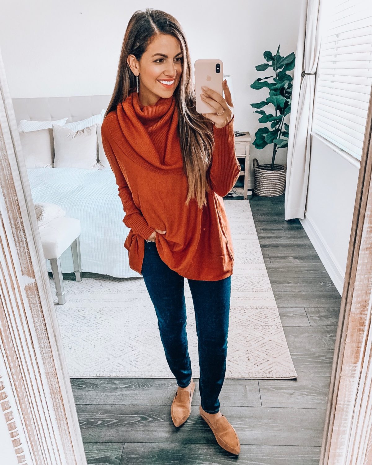 oversize cowl neck sweater