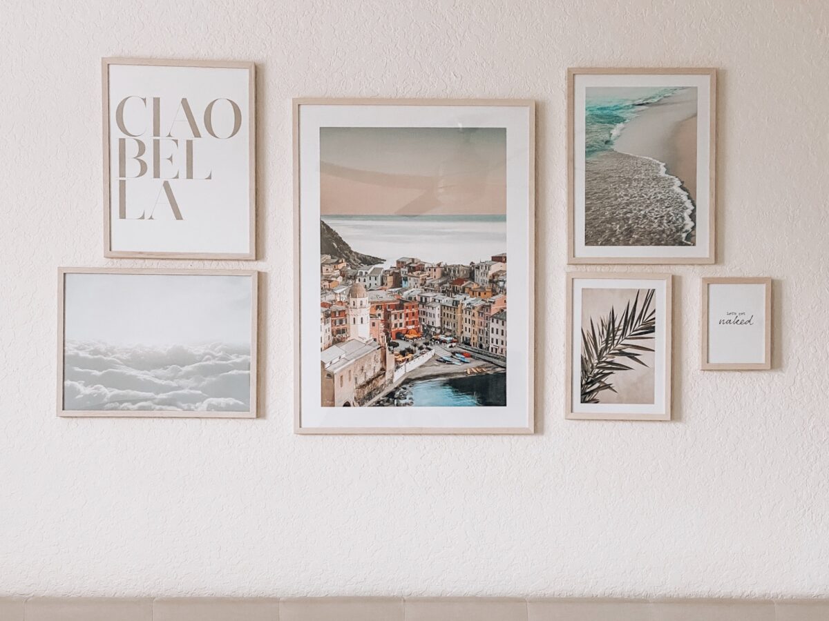 DIY Bedroom Gallery Wall, Home Gallery Wall, Jaime Cittadino Home Blog Florida Blogger