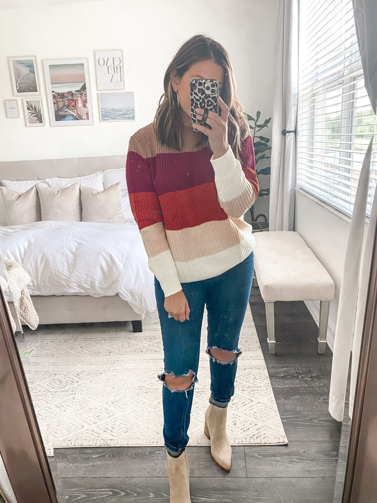 Amazon fall sweater stripe sweater