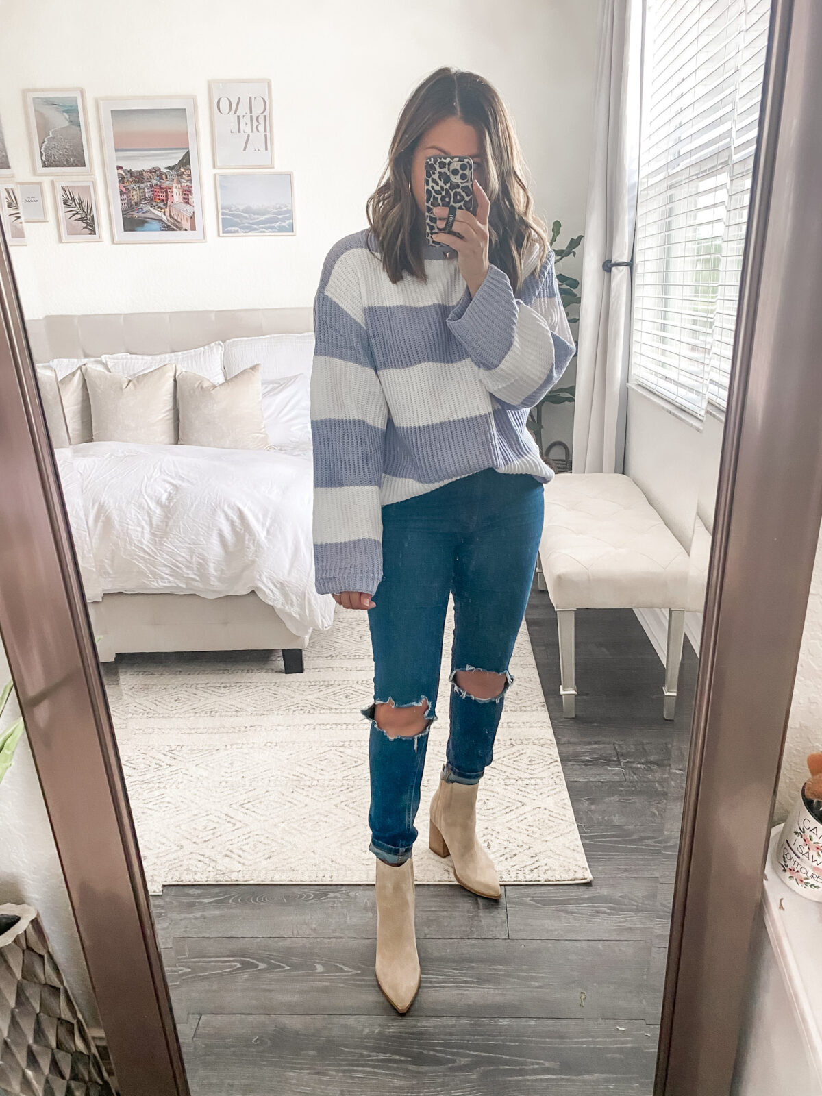 Amazon oversize stripe sweater, colorblock oversize sweater