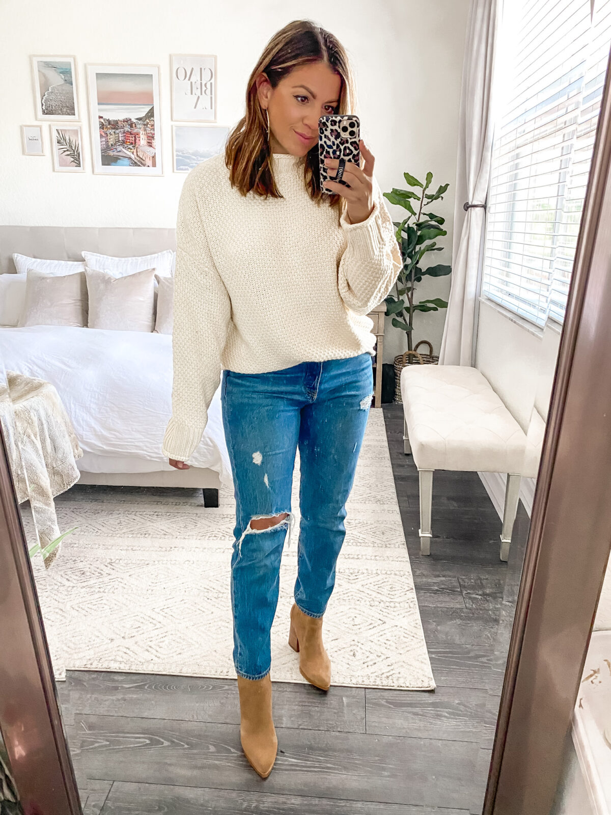 Amazon Sweater, Free People dupe, Jaime Cittadino fashion blogger