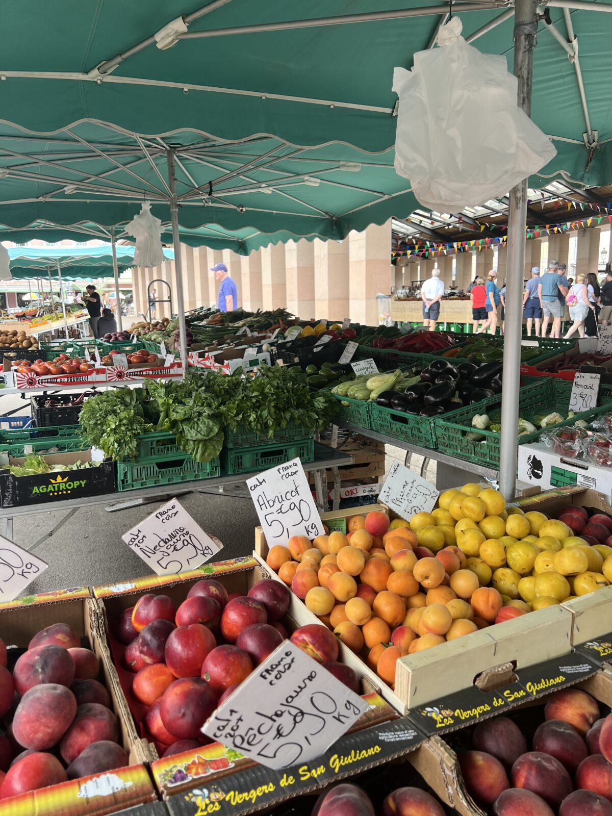 Ajaccio cruise port market