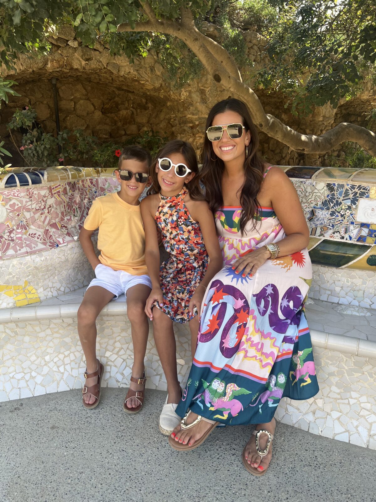 Park Guell with kids Barcelona