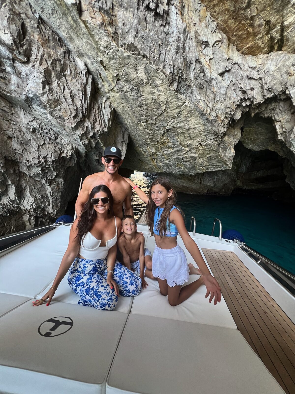 family trip to Capri from Naples on Celebrity cruise