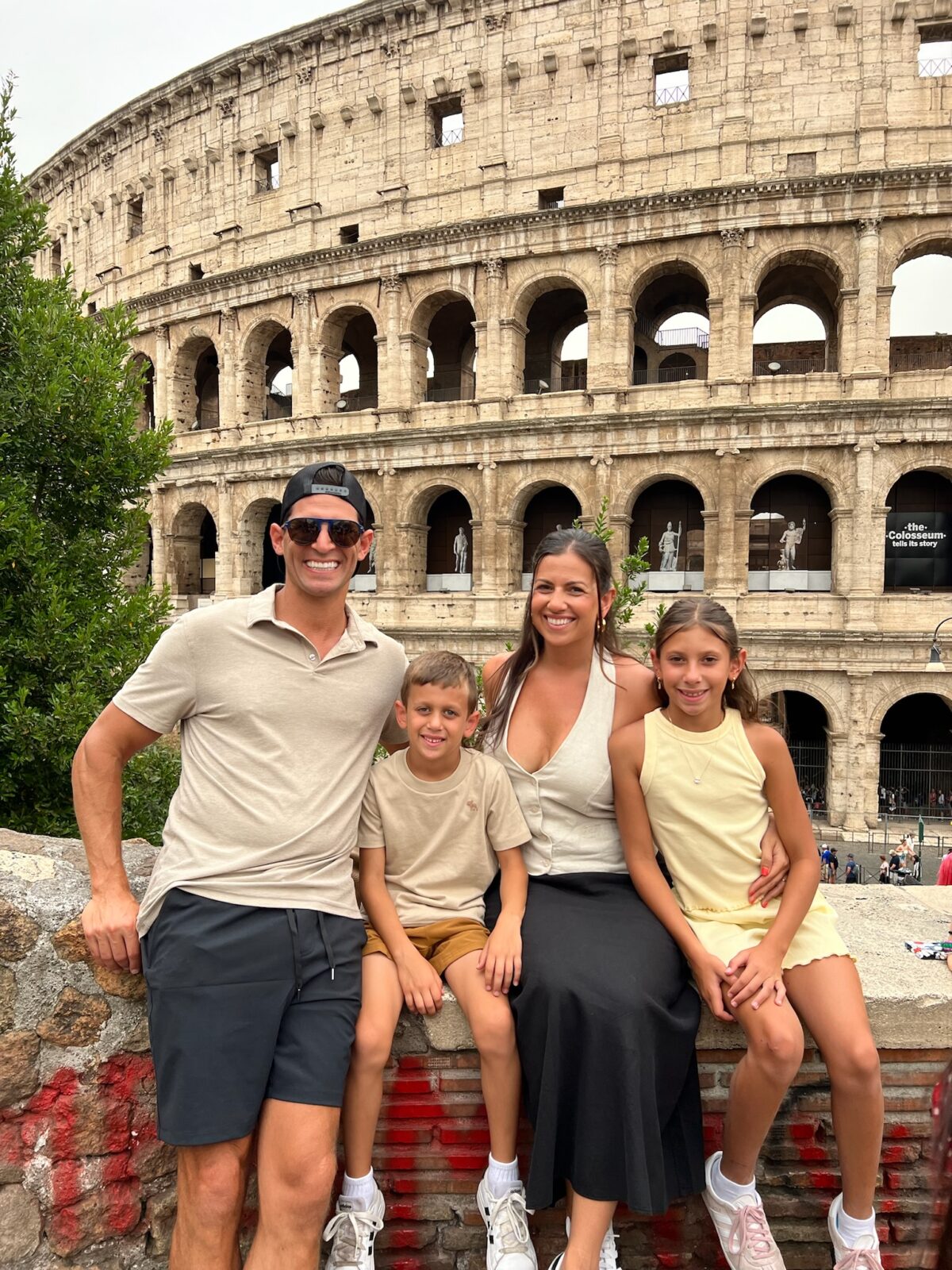 Rome Colosseum family trip from cruise