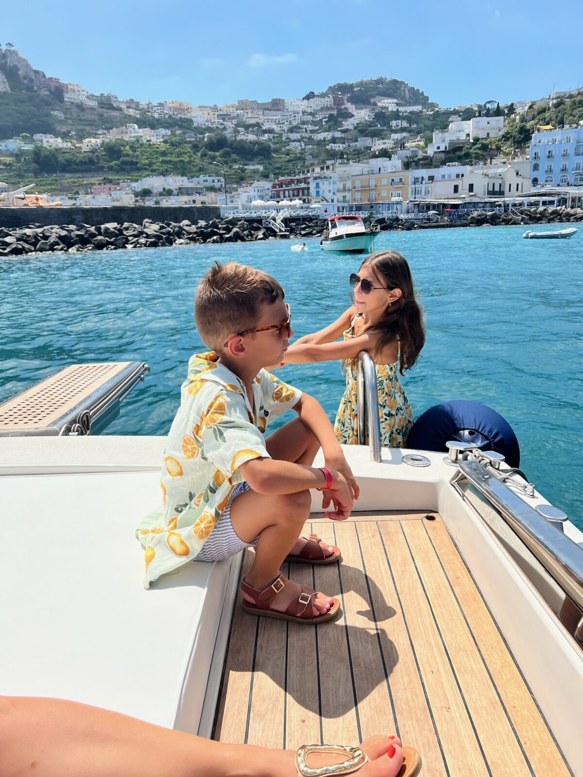 Capri from Naples cruise port